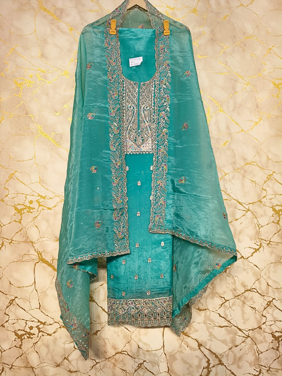 Premium Handwork Embroidered Designer Suit Set with Elegant Dupatta – Festive, Wedding &amp; Party Wear