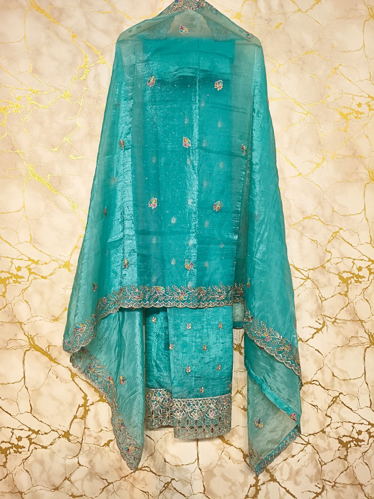 Premium Handwork Embroidered Designer Suit Set with Elegant Dupatta – Festive, Wedding &amp; Party Wear