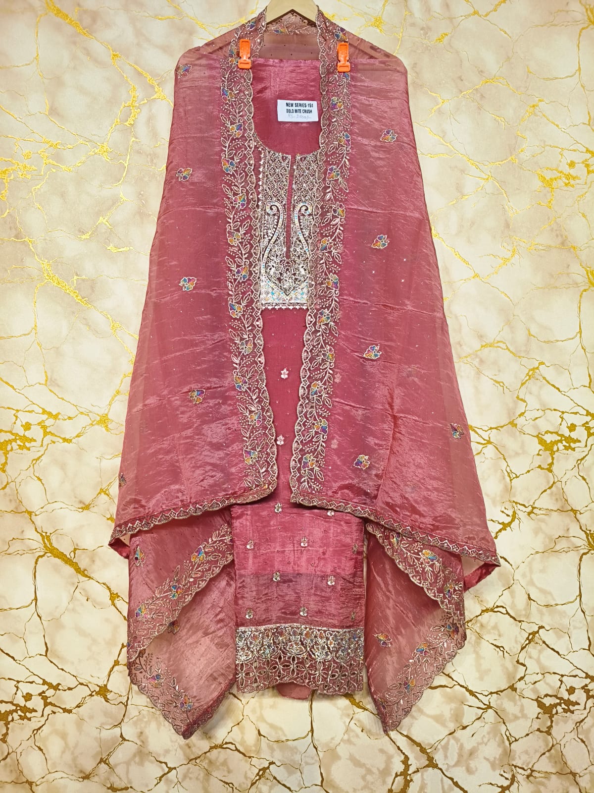 Premium Handwork Embroidered Designer Suit Set with Elegant Dupatta – Festive, Wedding &amp; Party Wear