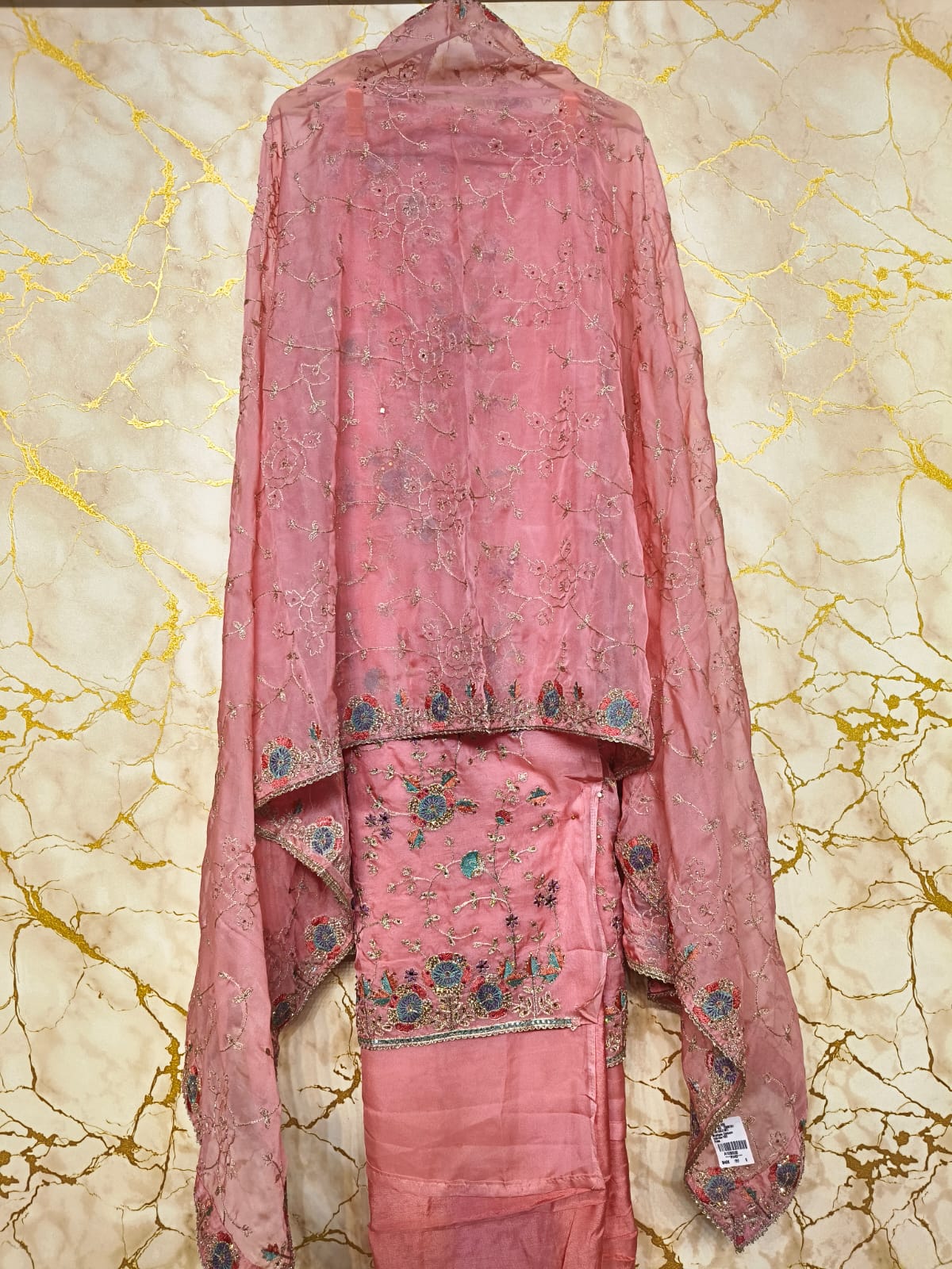 Luxury Handwork Embroidered Designer Suit Set with Elegant Dupatta – Premium Festive, Wedding &amp; Party Wear