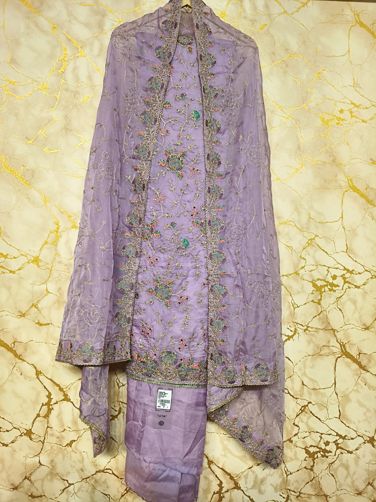 Luxury Handwork Embroidered Designer Suit Set with Elegant Dupatta – Premium Festive, Wedding &amp; Party Wear