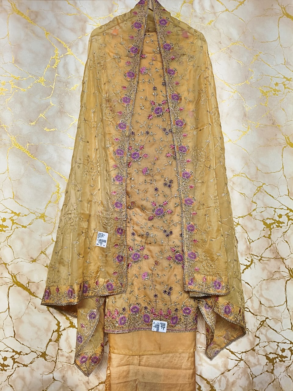 Luxury Handwork Embroidered Designer Suit Set with Elegant Dupatta – Premium Festive, Wedding &amp; Party Wear