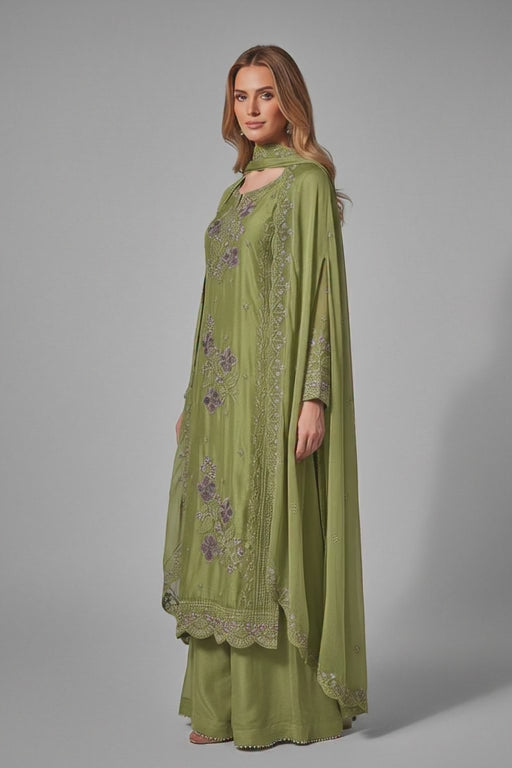 Premium Handwork Embroidered Designer Suit Set