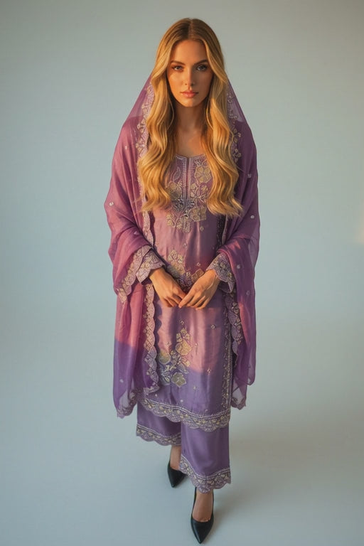 Premium Handwork Embroidered Designer Suit Set